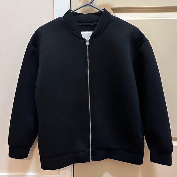 Oak + Fort Neoprene Style Bomber Jacket - Picture 2 of 6
